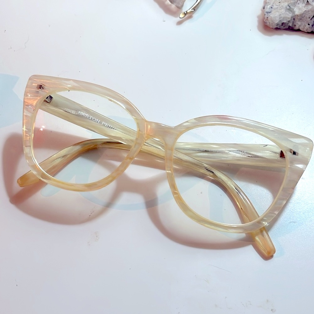 BARTON PERREIRA PEARL SHIRELLE CAT EYE GLASSES